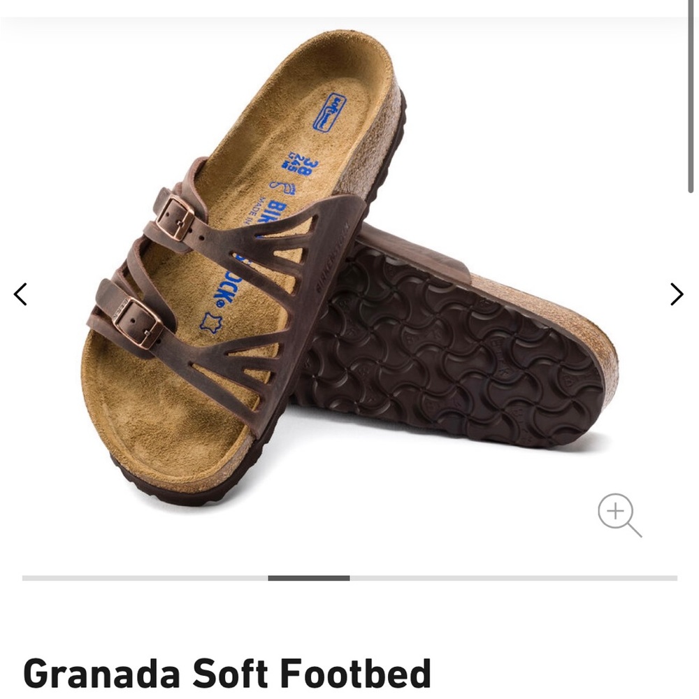 COPY - Well loved Granada Birkenstocks. Size 39